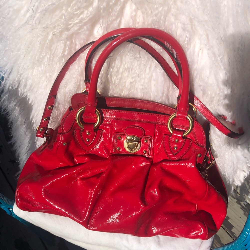 Marc Jacobs Alyona Patent Leather Satchel